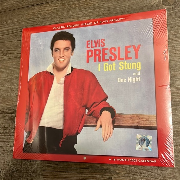 Other - NWT Elvis Presley Calendar Factory Sealed
